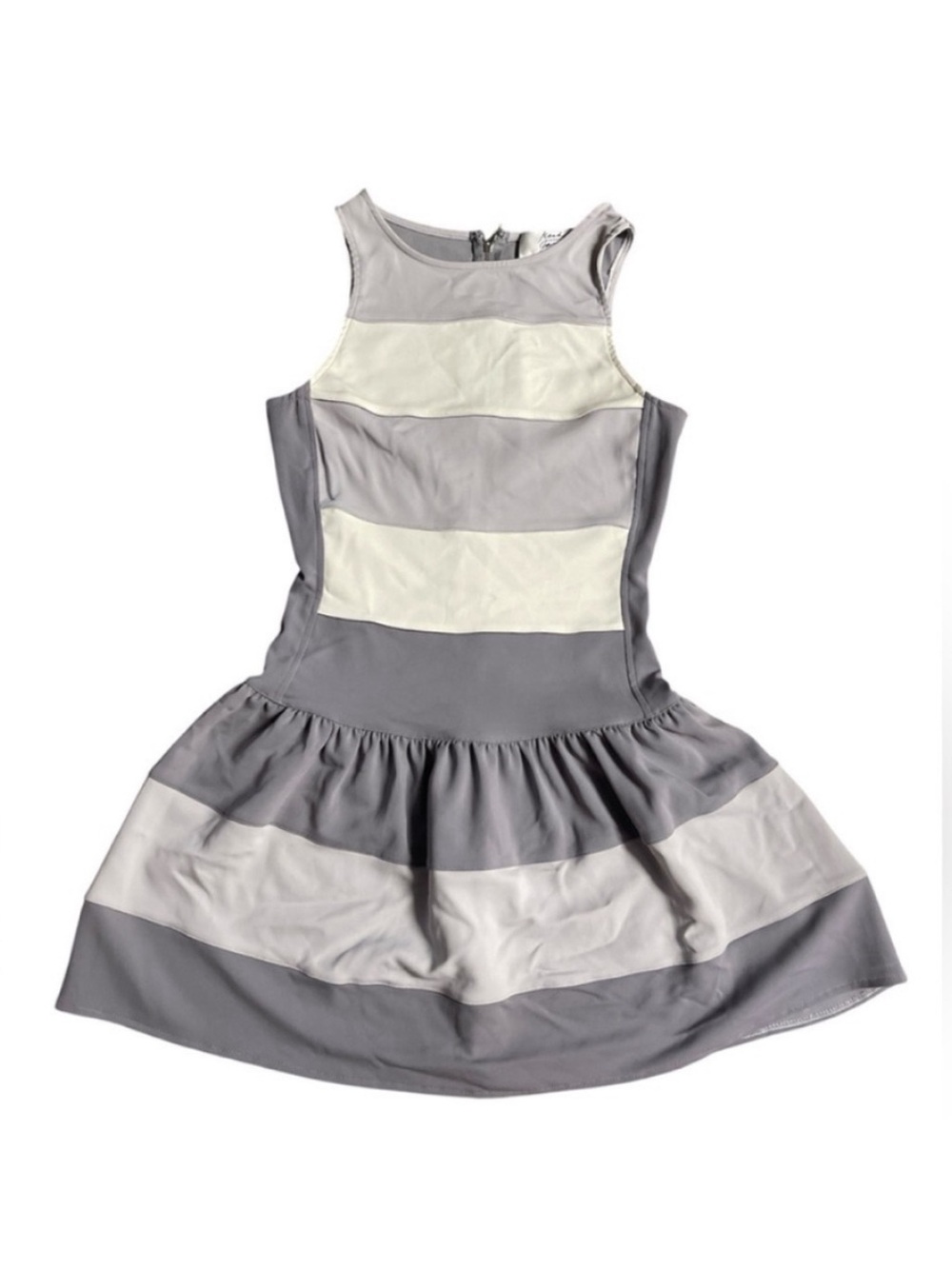 Badgley Mischka Marc &
James Mini
Dress in Gray and Cream Size
XS